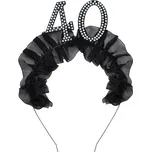 PartyDeco Čelenka ''40'' s volánky a perličkami