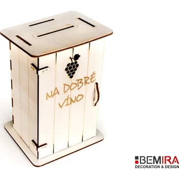 Pokladnička Kabibudka - Na dobré víno (pokladnička) Bříza