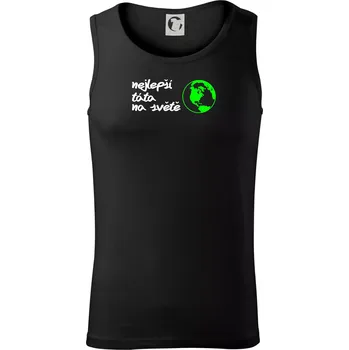 Nejlepší táta na světě - Tílko pánské Core - XL ( Černá )