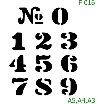 Šablona F 016 - A4 , Lepící fólie