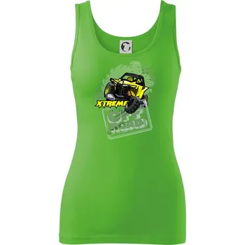 Dámské tričko ATV xtreme race - Dámské tílko - XS ( Apple Green )
