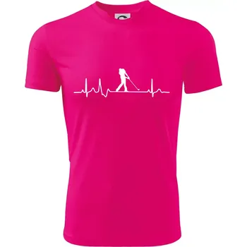 Chlapecké tričko EKG golf úder - Dětské triko sportovní (dresovina) - 146 cm/10 let ( Neon Pink )