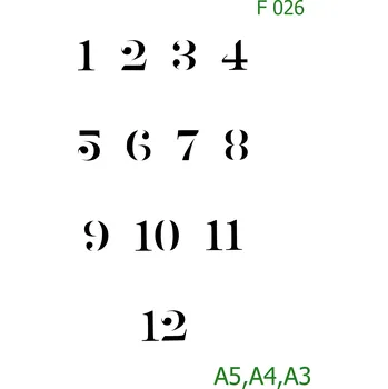 Šablona F 026 - A3 , Lepící fólie