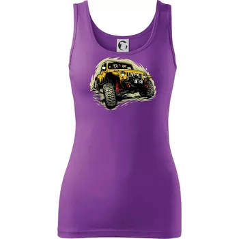 Dámské oblečení Žlutý offroad s navijákem - Dámské tílko - XS ( Fialová )