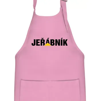 Kuchyňská zástěra Jeřábník nápis - Dětská zástěra na vaření - Univerzální velikost ( Růžová )