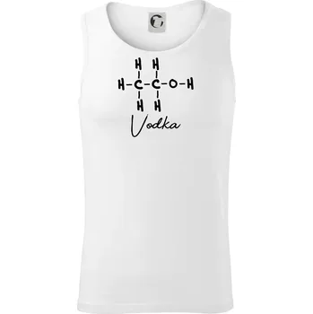 Barová chemie - vodka - Tílko pánské Core - S ( Bílá )