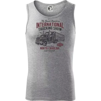 Big Truck 1 - Tílko pánské Core - XL ( Tmavě šedý melír )