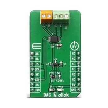 Čtečka čárových kódů Vývojový nástroj pro převod signálu DAC for AD5624R, MCP1541, pro použití s: Bankomaty, čtečka čárových kódů, čítač