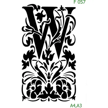 Šablona F 057 - A3 , Nelepící folie