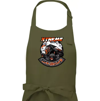 Kuchyňská zástěra ATV XXX - Pánská zástěra na vaření - Univerzální velikost ( Khaki )