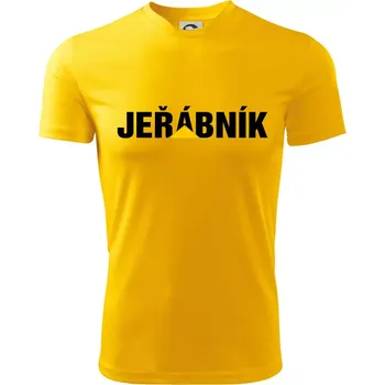 Chlapecké tričko Jeřábník nápis - Dětské triko sportovní (dresovina) - 146 cm/10 let ( Žlutá )