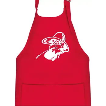 Kuchyňská zástěra Zapšklý farmář - Dětská zástěra na vaření - Univerzální velikost ( Červená )