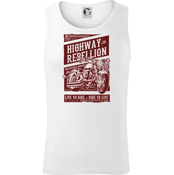 Pánské termoprádlo Highway Rebellion - Tílko pánské Core - L ( Bílá )