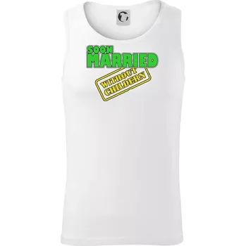 Pánské termoprádlo Soon married without childern - Tílko pánské Core - 2XL ( Bílá )