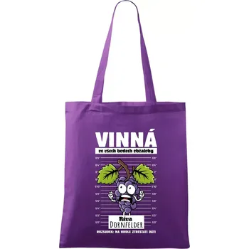 Vinná réva odsouzena Dornfelder - Taška bavlněná - 42 x 38 cm ( Fialová )