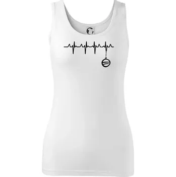 Dámské tričko EKG Vánoční ozdoba - Dámské tílko - XS ( Bílá )