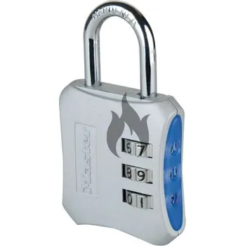 Master Lock 654EURD designový kombinační visací zámek - modrý