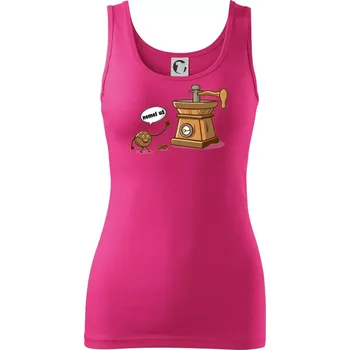 Dámské tričko Nemel už - káva - Dámské tílko - XL ( Purpurová )