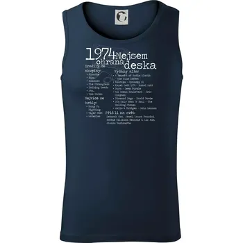 Nejsem ohraná deska 1974 - Tílko pánské Core - 2XL ( Námořní modrá (velmi tmavá - téměř černá) )