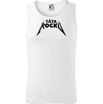Pánská móda Táta rocku metal - Tílko pánské Core - XL ( Bílá )