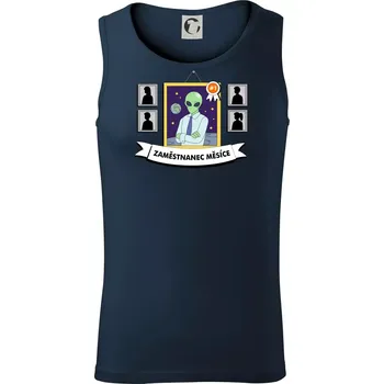 Zaměstnanec měsíce - Tílko pánské Core - L ( Námořní modrá (velmi tmavá - téměř černá) )