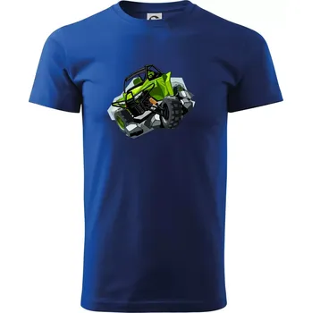 Pánské tričko ATV bugina zelená - Triko extra velké (5-8XL) - 7XL ( Královská modrá )