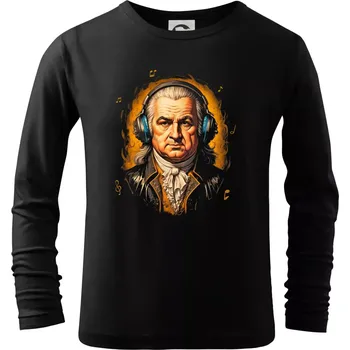 Chlapecké tričko Bach DJ - Triko dětské Long Sleeve - 122 cm/6 let ( Černá )