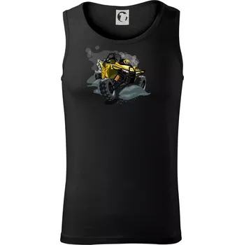 ATV bugina žlutá - Tílko pánské Core - M ( Černá )