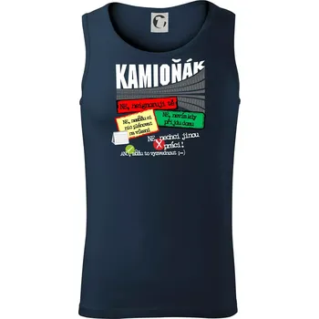 Výhody řidiče kamionu - Tílko pánské Core - 2XL ( Námořní modrá (téměř černá) )