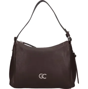 Kabelka Dámská kožená kabelka Gianní Conti Vivien - tmavě hnědá