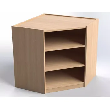 Komoda Skříňka rohová se 2 vloženými policemi