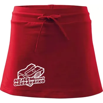 Dámská sukně Ořezávátko - Sportovní sukně - two in one - S ( Červená )