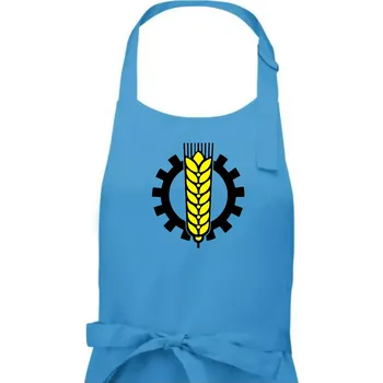 Kuchyňská zástěra Agro klas - Dámská zástěra na vaření - Univerzální velikost ( Světlý tyrkys )