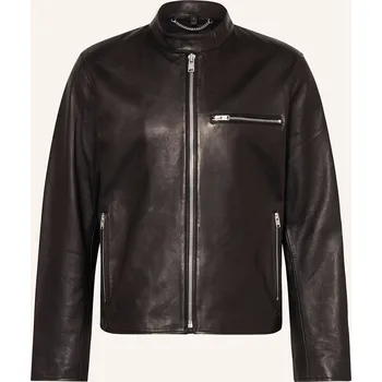 Pánská bunda Belstaff Pánská Kožená Bunda Track Racer, černá, 50