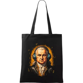 Nákupní taška Bach DJ - Taška bavlněná - 42 x 38 cm ( Černá )