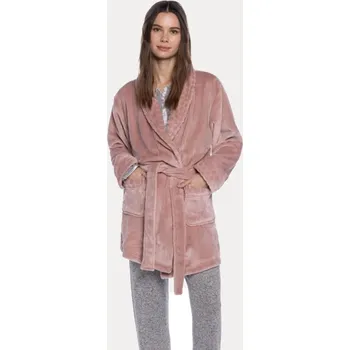 Dámský župan Soft Cotton Dámský župan PALOMA, Starorůžová, 290 g / m², Polyester 100%, Krátký - vel. M