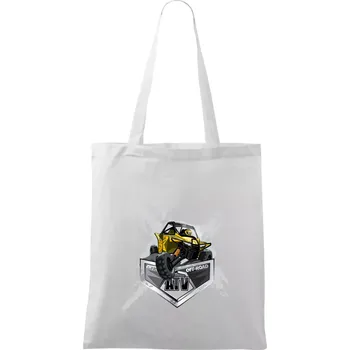 ATV Buggy splash - Taška bavlněná - 42 x 38 cm ( Bílá )