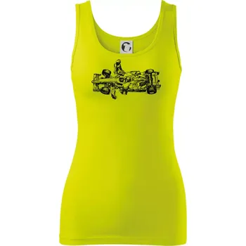 Dámské tričko Formule v depu - Dámské tílko - XL ( Limetková )