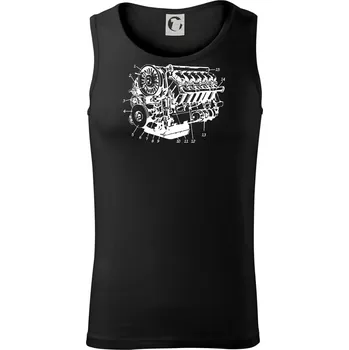 Pánské termoprádlo Motor T930 - 3 - Tílko pánské Core - 2XL ( Černá )