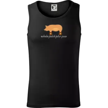 Pánské termoprádlo Nebudu jezdit jako prase - Tílko pánské Core - 2XL ( Černá )