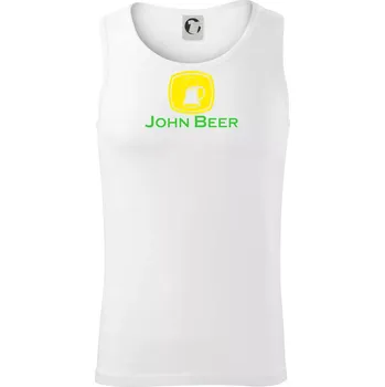 Pánské termoprádlo John Beer - Pivo - Tílko pánské Core - L ( Bílá )