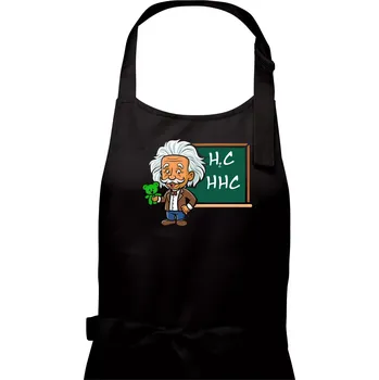 Kuchyňská zástěra Albert HHC - Dámská zástěra na vaření - Univerzální velikost ( Černá )