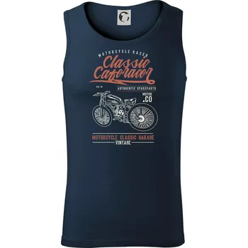 Pánská móda Classic Caferacer - Tílko pánské Core - S ( Námořní modrá (velmi tmavá - téměř černá) )