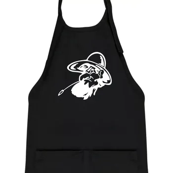 Kuchyňská zástěra Zapšklý farmář - Dětská zástěra na vaření - Univerzální velikost ( Černá )