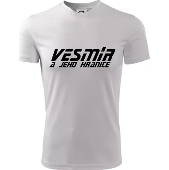 Vesmír a jeho hranice - Dětské triko sportovní (dresovina) - 146 cm/10 let ( Bílá )