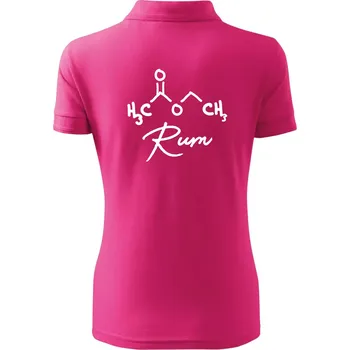 Barová chemie - rum - Polokošile dámská Pique Polo - 3XL ( Purpurová )