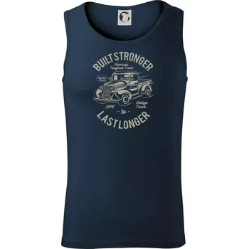 Built Stronger - Tílko pánské Core - M ( Námořní modrá (velmi tmavá - téměř černá) )