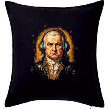 Polštář Bach DJ - Polštář 50x50 - 50x50 - Pouze potah ( Černá )