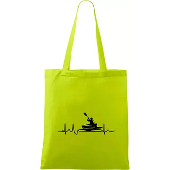 EKG kajak - Taška bavlněná - 42 x 38 cm ( Limetková )