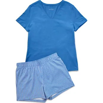 Dámské noční prádlo 703485 - Tchibo - Krátká pyžamová souprava - pro ženy - vel. XXL 52/54 - barva: růžová